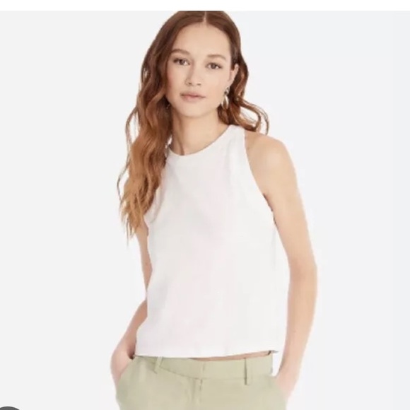 New w Tag: J Crew 90s Organic Slub Cotton Tank. Black - Picture 2 of 10